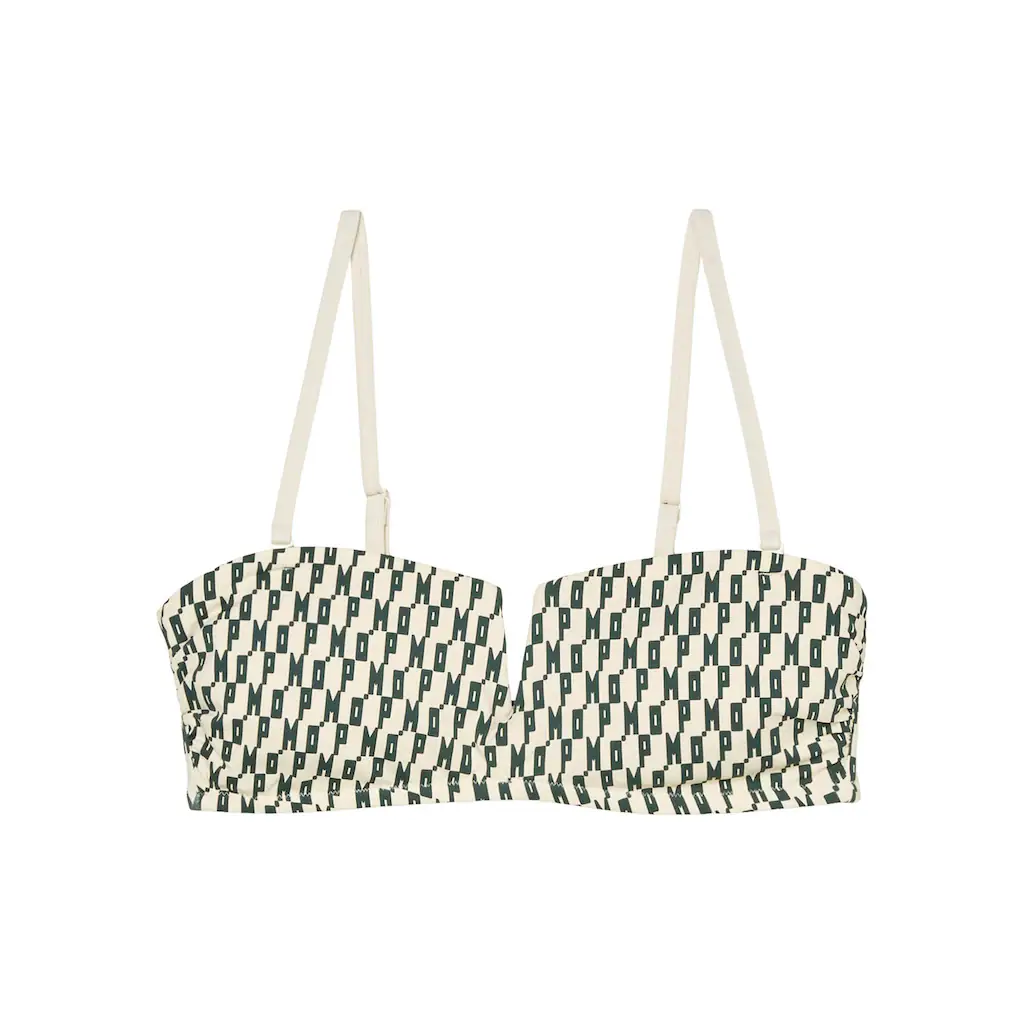 Marc O'Polo Bandeau-Bikini-Top Mit Grafischem Logoschriftzug Allover Online Kaufen