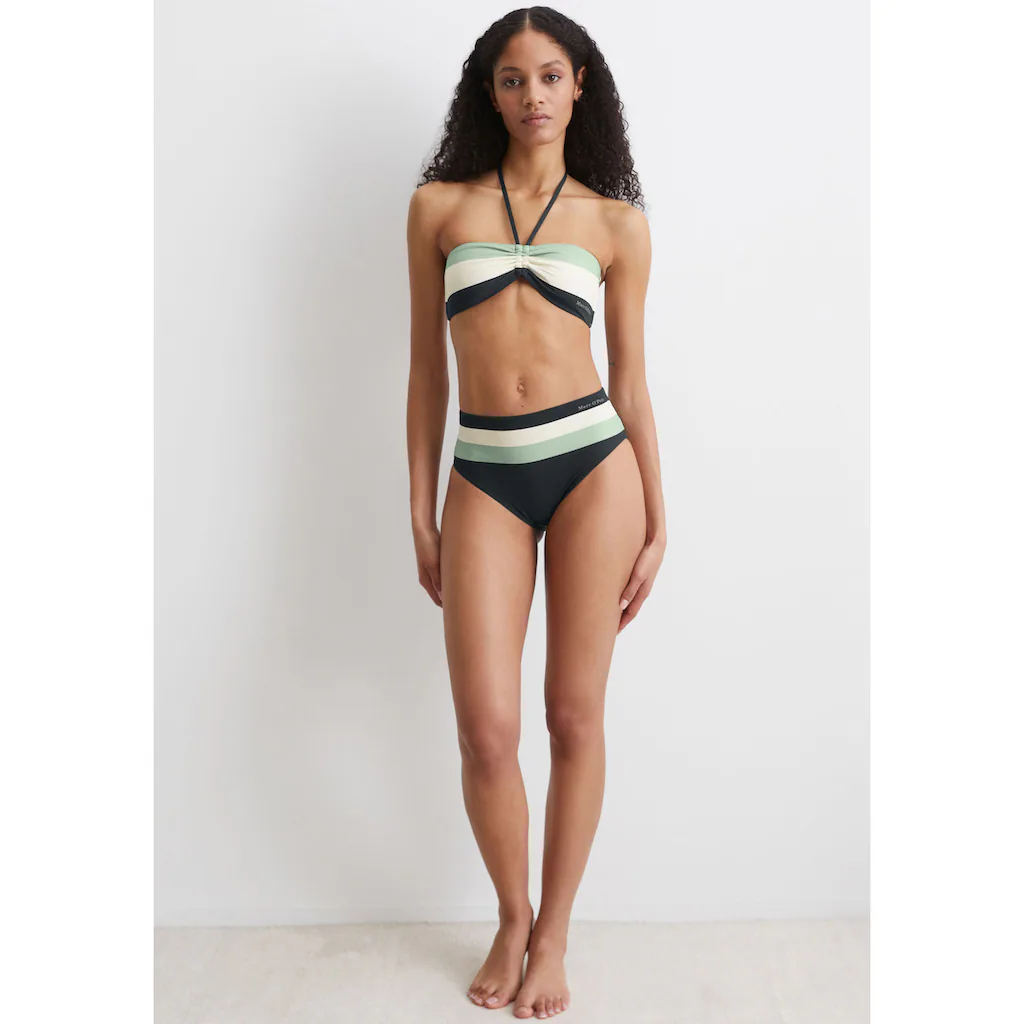Marc O'Polo Bikini-Hose »Summer Stripes« mit elegantem Farbblock-Muster