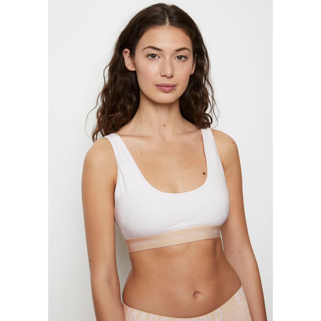 Marc O'Polo Bustier »ESSENTIALS« mit Logobund online bestellen