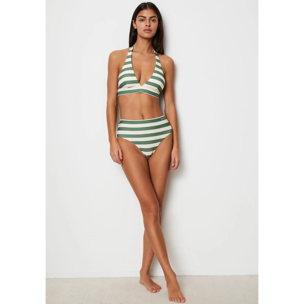 Marc O'Polo Highwaist-Bikini-Hose mit hohem Taillenbund