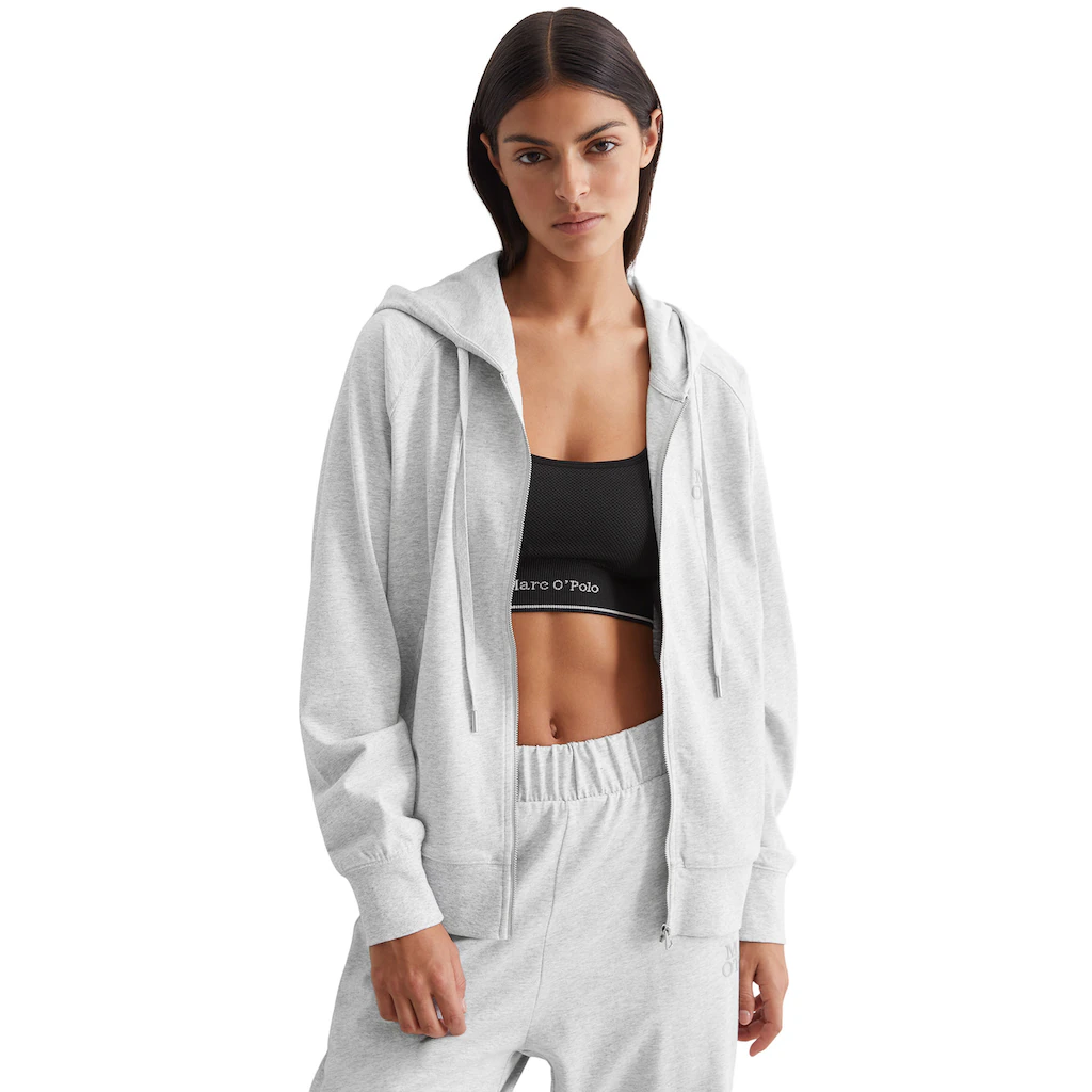 Marc O'Polo Kapuzensweatjacke mit großer Kapuze