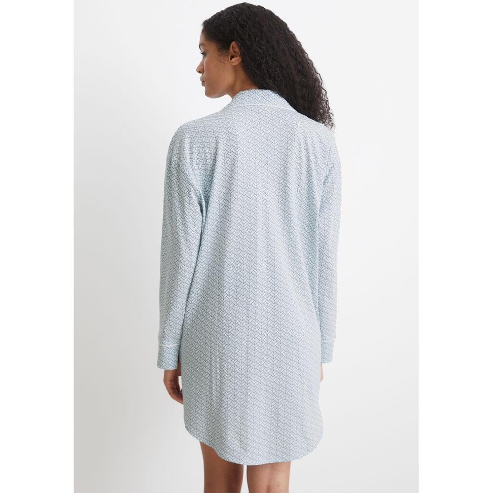 Marc O'Polo Nachthemd »Mix & Match Cotton« Mit Bowlingkragen Brusttasche Und Modernem Allover-Print Online Kaufen