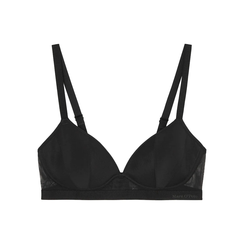 Marc O'Polo Schalen-BH »Soft Contrast« Mit Mesh-Einsätzen Ohne Bügel Bestellen