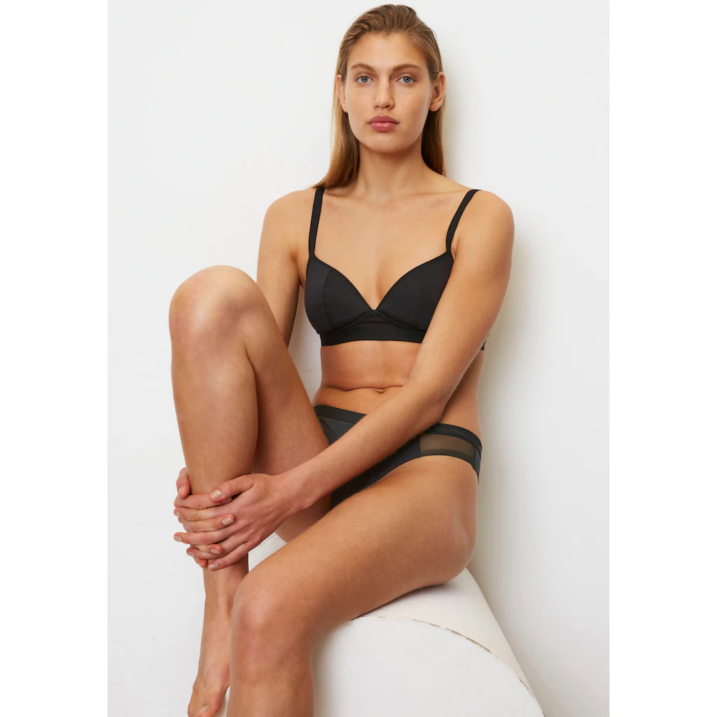 Marc O'Polo Schalen-BH »Soft Contrast« Mit Mesh-Einsätzen Ohne Bügel Bestellen