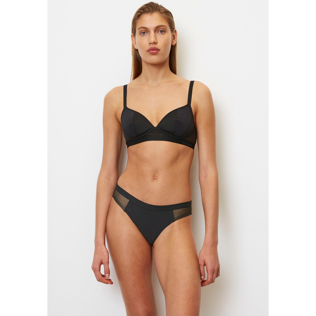 Marc O'Polo Schalen-BH »Soft Contrast« mit Mesh-Einsätzen ohne Bügel bestellen
