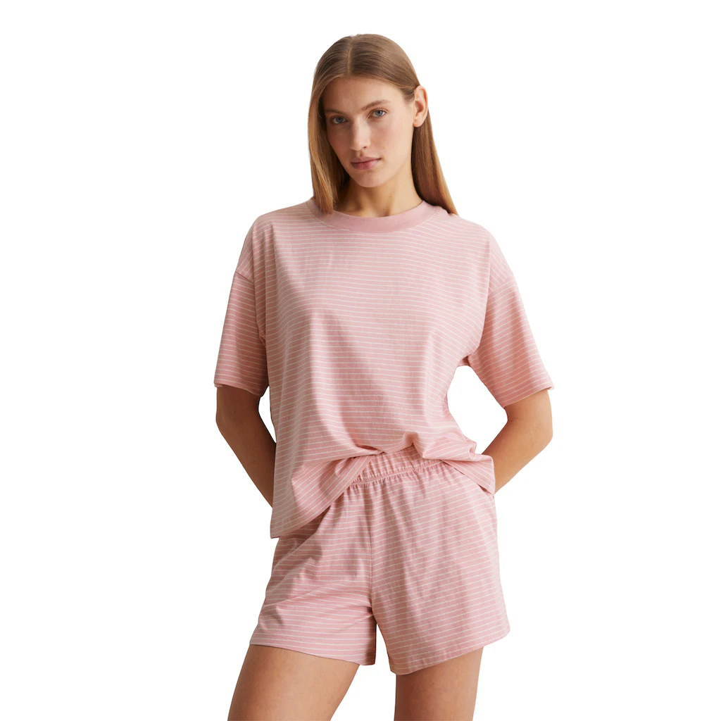 Marc O'Polo Shorty »Mix & Match Cotton« (2 tlg.) mit fein gestreiftem Design