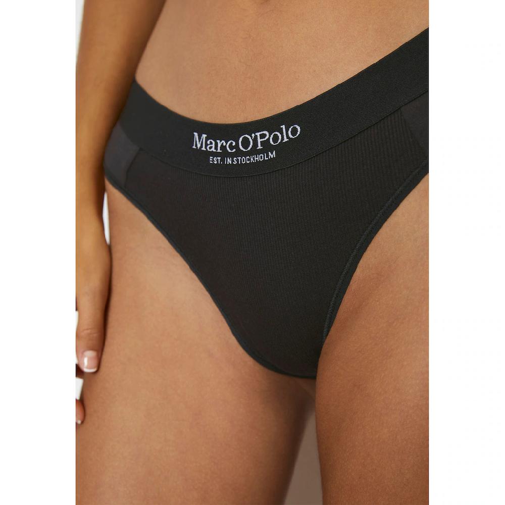 Marc O'Polo Slip (Packung 2 St.) Mit Feingeripptem Elastischem Bund