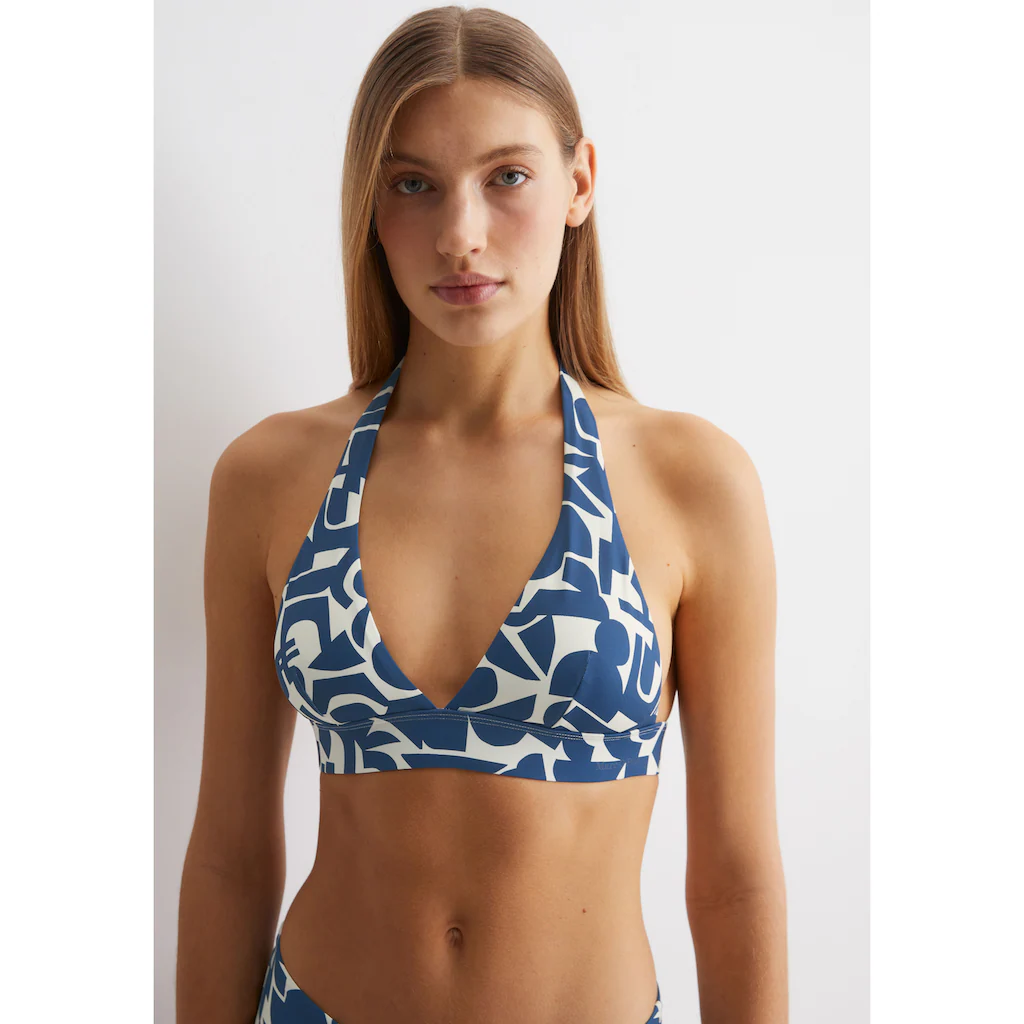 Marc O'Polo Triangel-Bikini-Top »Geo Print« mit auffälligem Grafikdesign