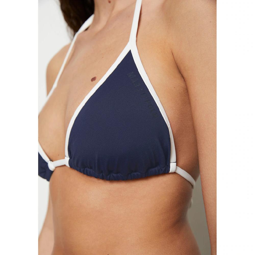 Marc O'Polo Triangel-Bikini-Top Mit Bindebändern Und Kontrastnaht Kaufen