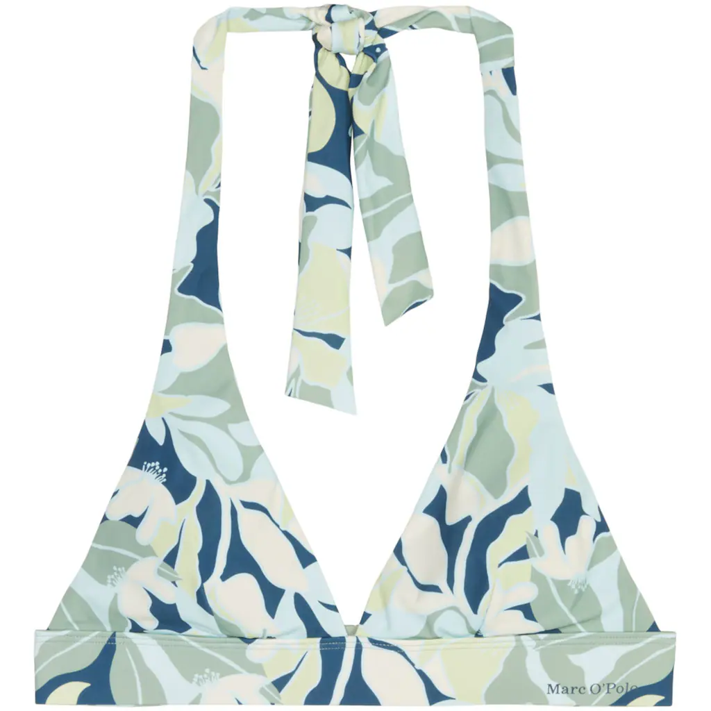Marc O'Polo Triangel-Bikini-Top »Multi Floral« Mit Stilvollem Halterneck-Verschluss
