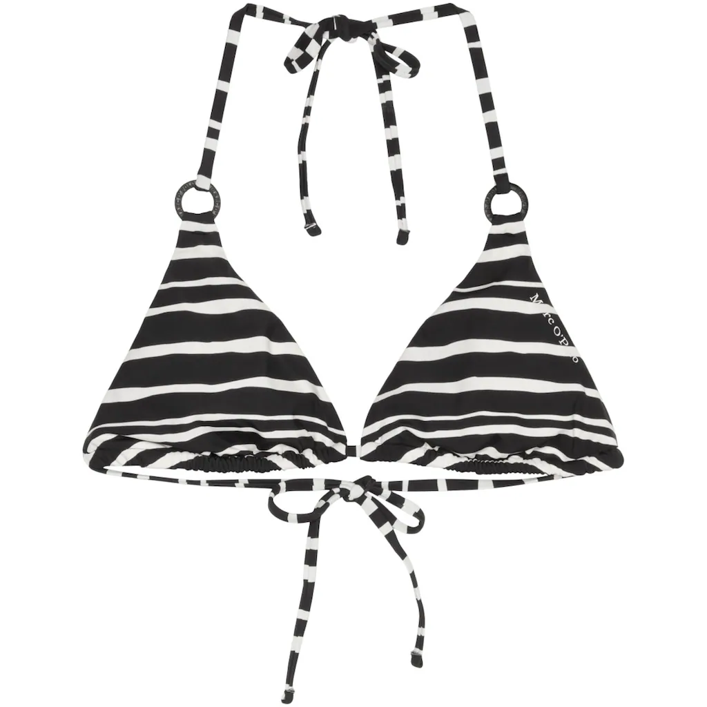 Marc O'Polo Triangel-Bikini-Top »Summer Blacks« Mit Dekorativen Ringdetails