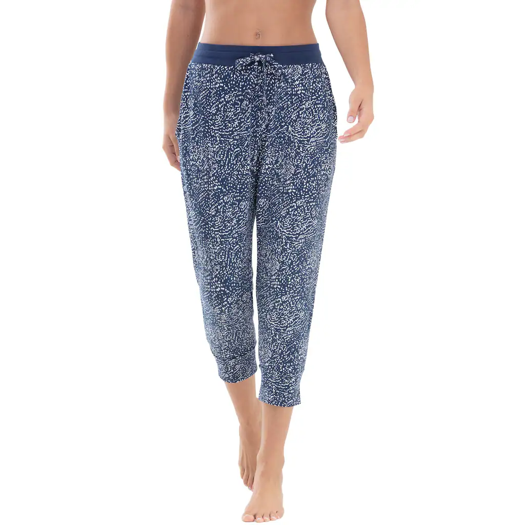 Mey Capri-Pyjama »Liah« (Set 2 Tlg.) Mit Gemusterter Hose Und Schlichtem Oberteil Online Kaufen