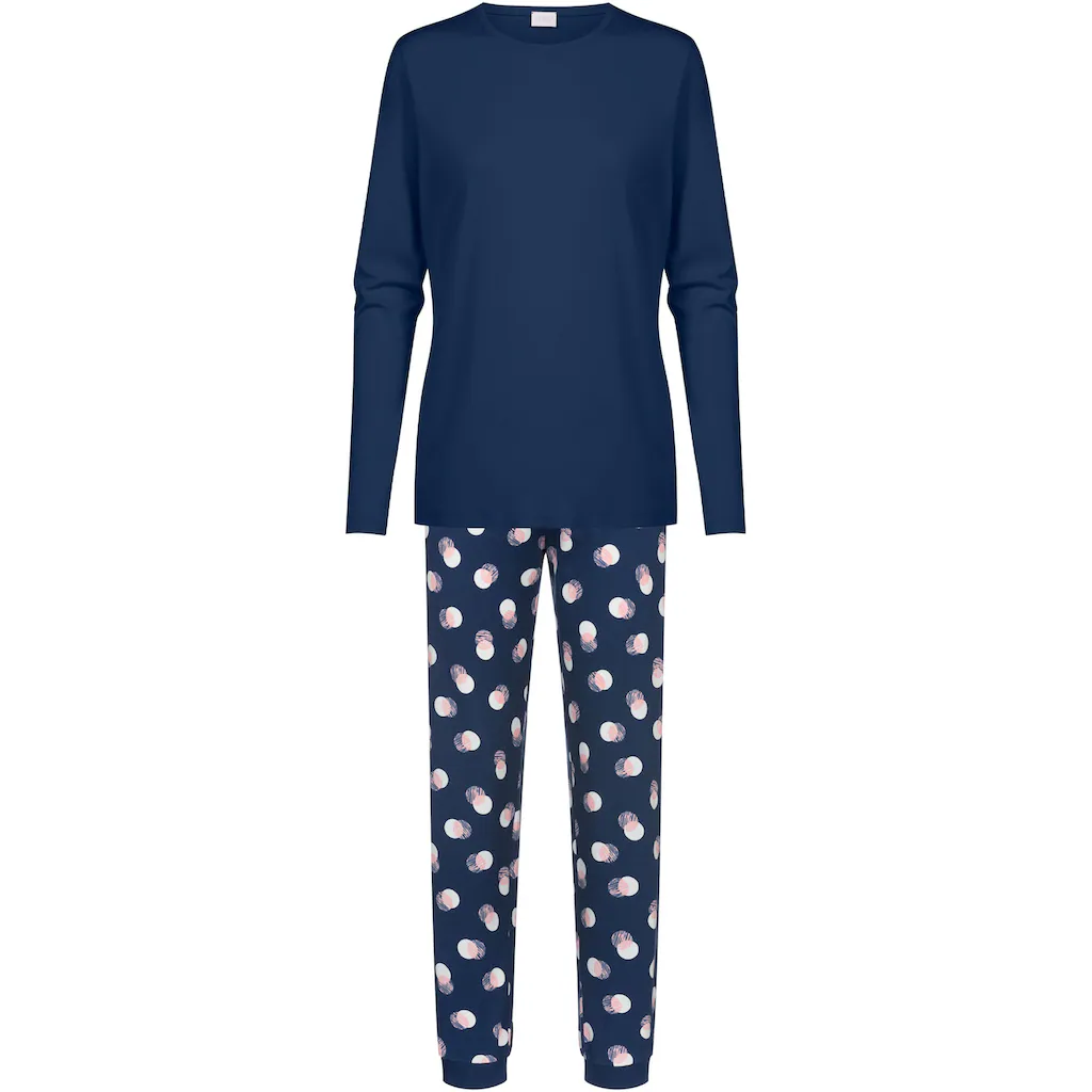 Mey Schlafanzug »SCRIBBLED DOTS« (2 Tlg.) Gepunktete Hose Mit Bündchen Online Bestellen