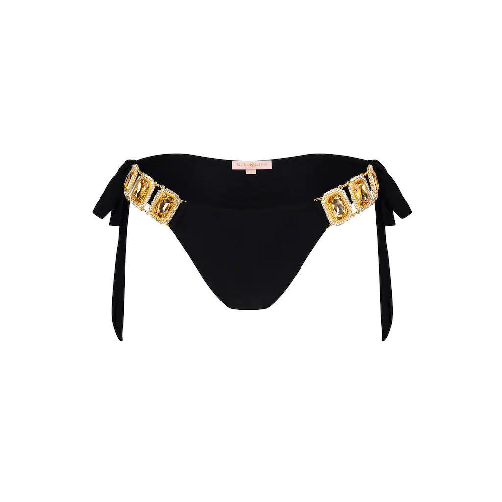 Moda Minx Bikini-Hose »Boujee« (Panty) Mit Seitlicher Bindung Und Tollem Steinbesatz Bestellen