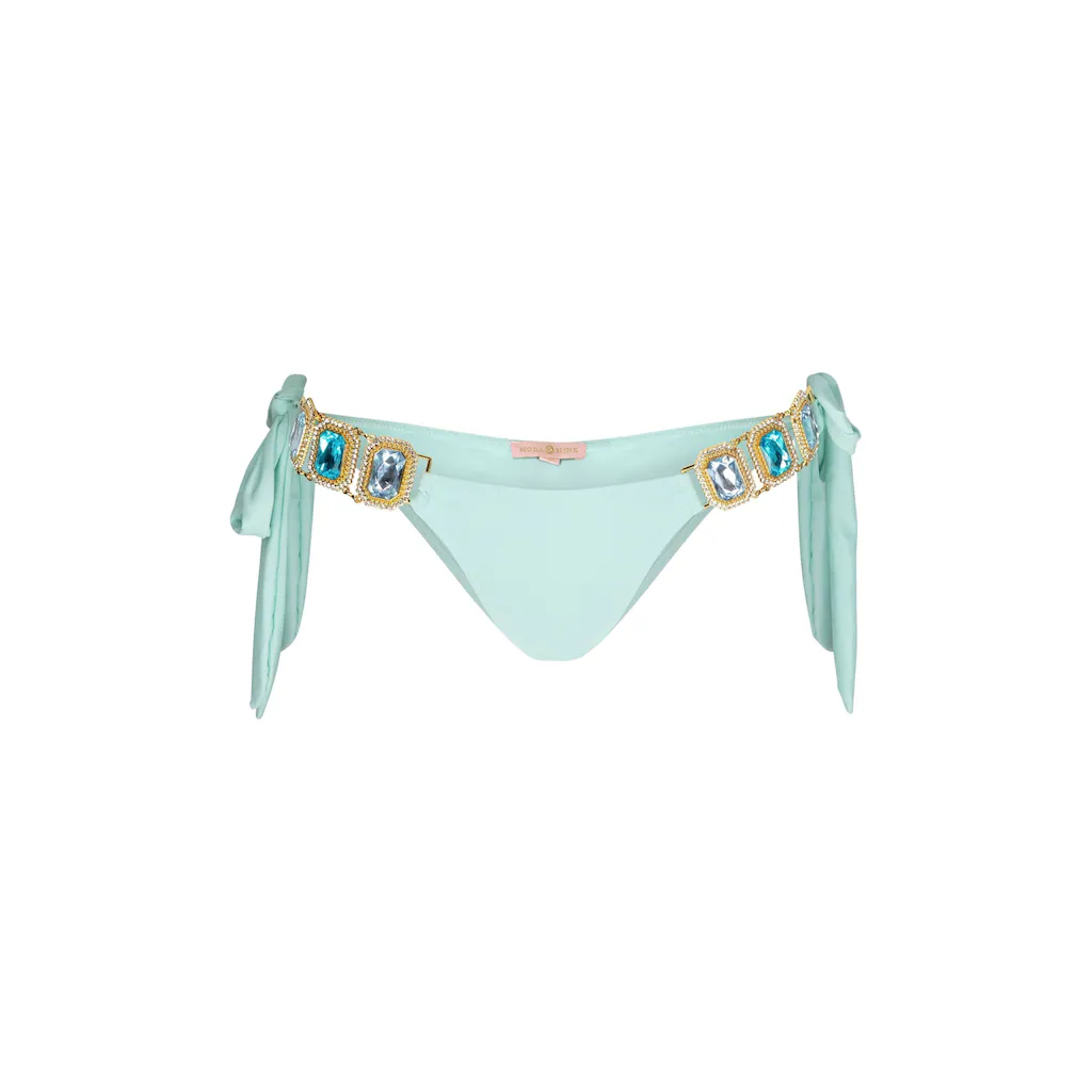Moda Minx Bikini-Hose »Boujee« (Panty) Mit Seitlicher Bindung Und Tollem Steinbesatz