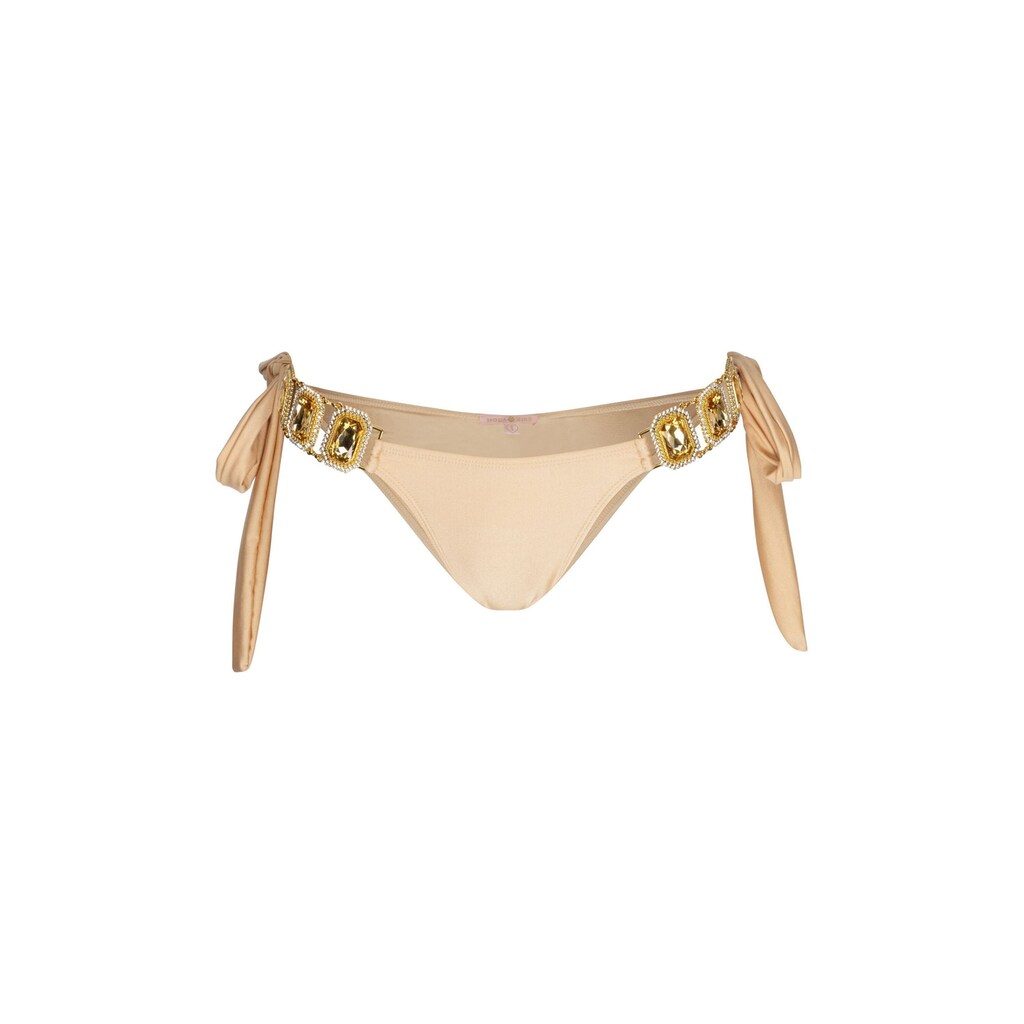 Moda Minx Bikini-Hose »Boujee Tie Side Brazilian« (Panty) Mit Stilvollem Steinbesatz Kaufen