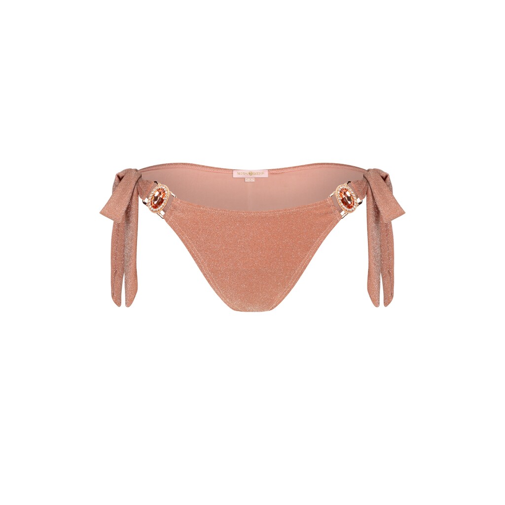 Moda Minx Bikini-Hose »Lumiere Amour« Mit Seitlicher Bindung Und Steinbesatz Kaufen