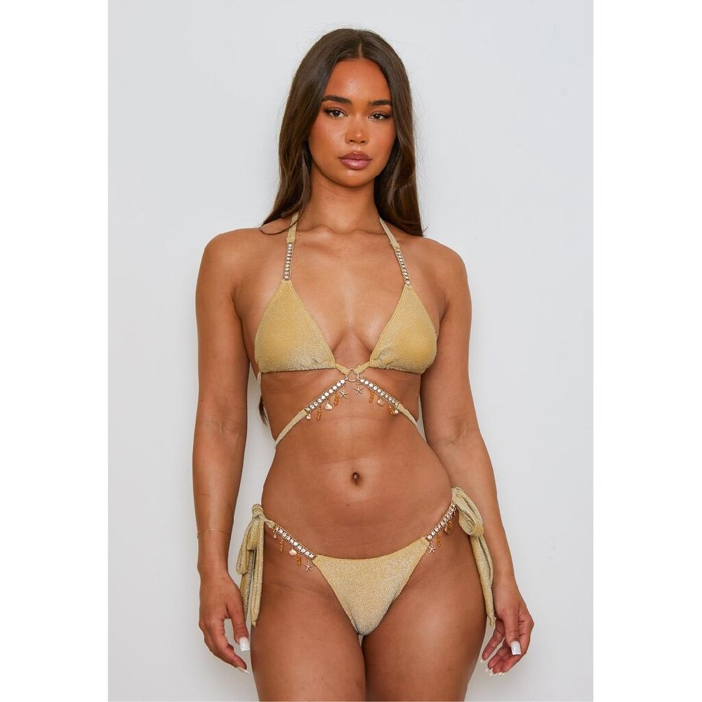 Moda Minx Bikini-Hose »Lumiere Seychelles« mit Glitzersteinchen und Anhängern online kaufen