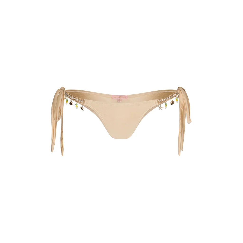 Moda Minx Bikini-Hose »Seychellen Seestern« Mit Seitlicher Bindung Und Funkelnden Anhängern