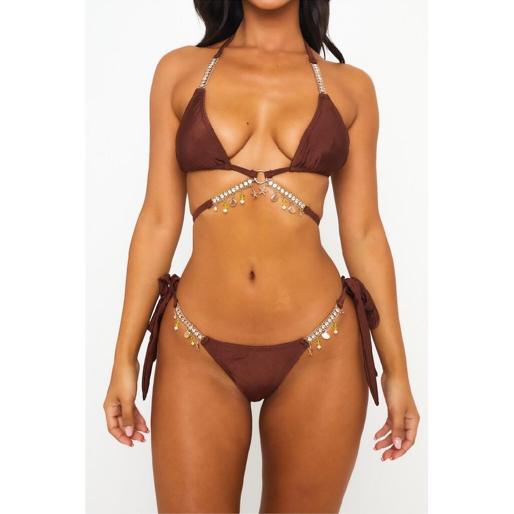 Moda Minx Bikini-Hose »Seychellen Seestern« Mit Seitlicher Bindung Und Kleinen Anhängern Bestellen