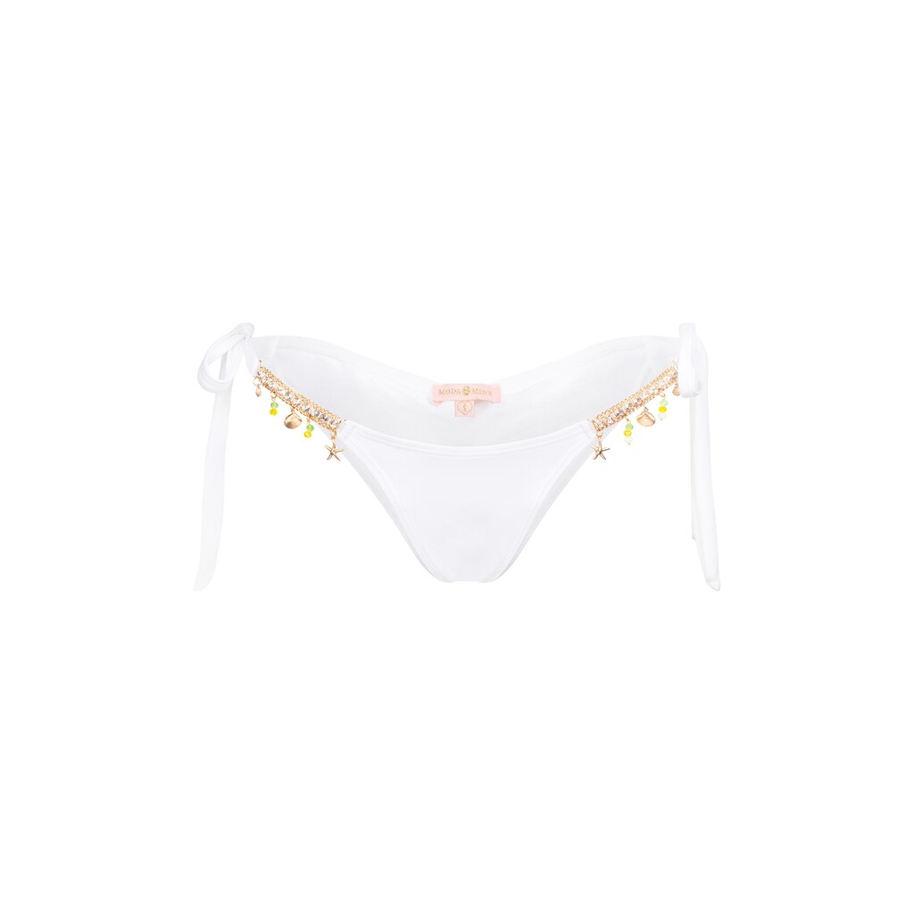 Moda Minx Bikini-Hose »Seychelles Tie Side Brazilian« Mit Wunderschönen Kleinen Anhängern Kaufen