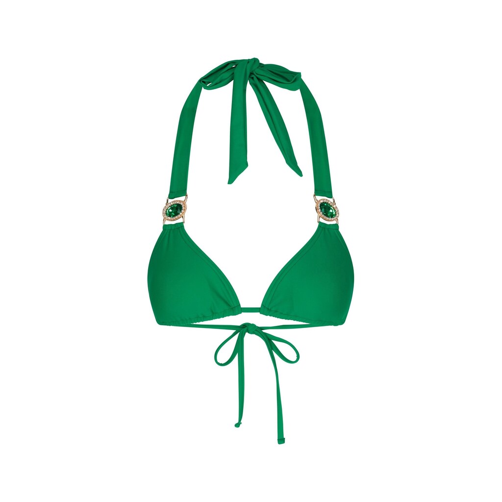 Moda Minx Triangel-Bikini-Top »Amour« Mit Seitlicher Bindung Und Tollem Steinbesatz Online Bestellen