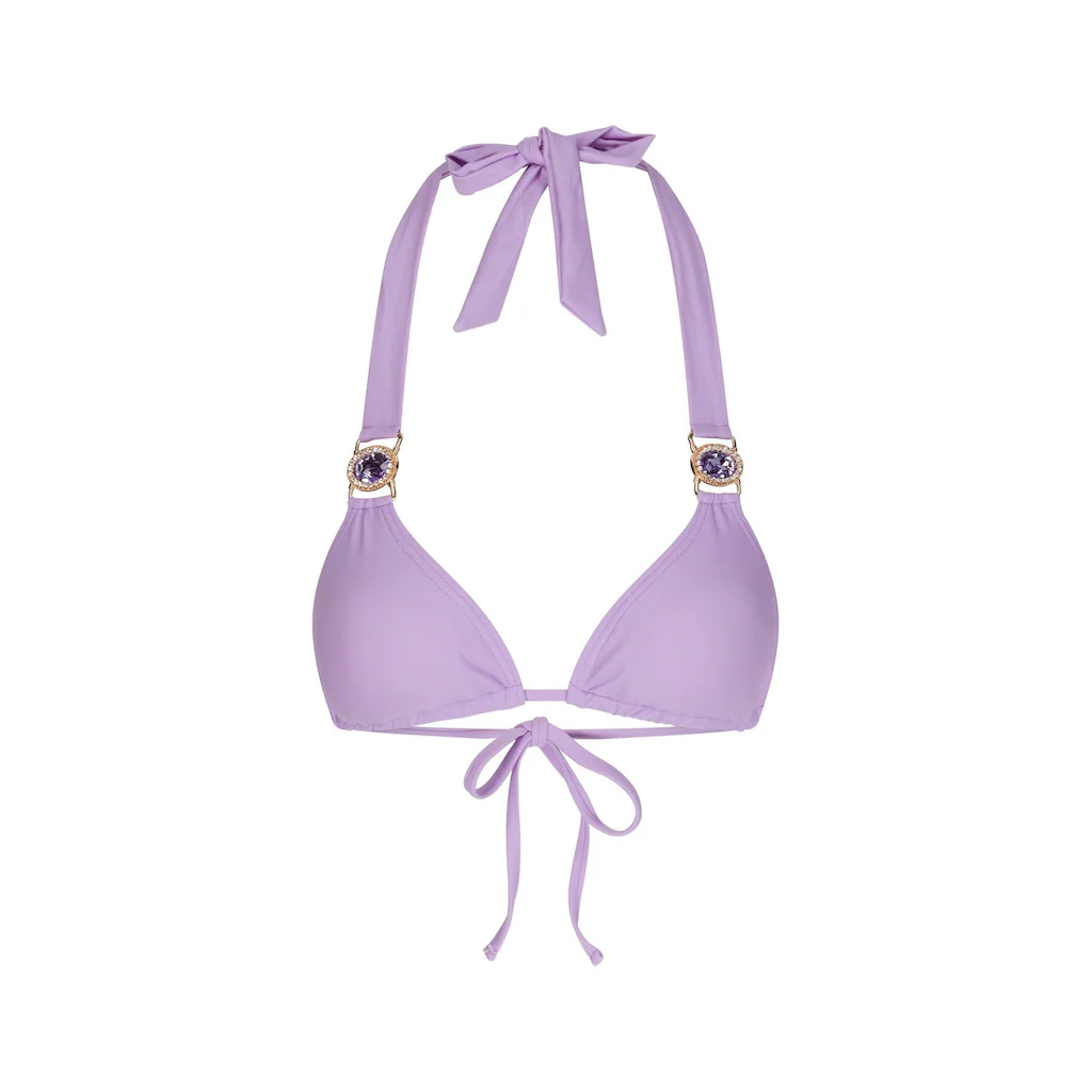 Moda Minx Triangel-Bikini-Top »Amour Triangel Top« Mit Stilvollem Steinbesatz ▷ Für
