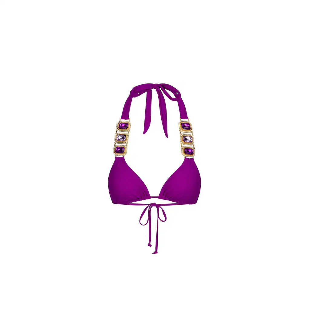 Moda Minx Triangel-Bikini-Top »Boujee« Mit Funkelndem Steinbesatz Bestellen