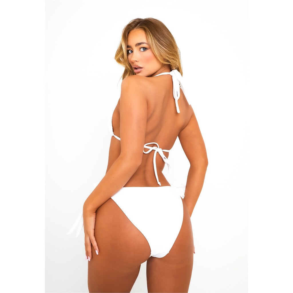 Moda Minx Triangel-Bikini-Top »Boujee Triangel Top« Mit Stilvollem Steinbesatz Bestellen