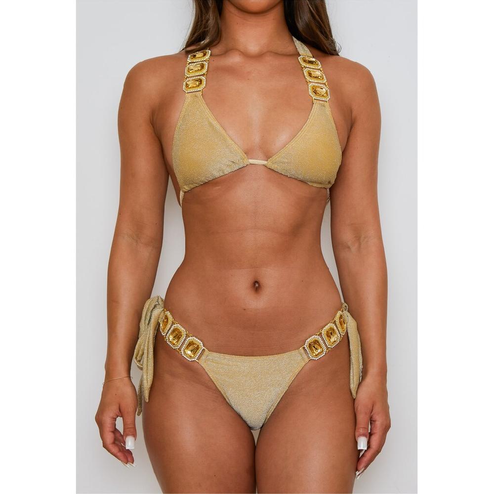 Moda Minx Triangel-Bikini-Top »Lumiere« Mt Tollem Steinbesatz Online Kaufen