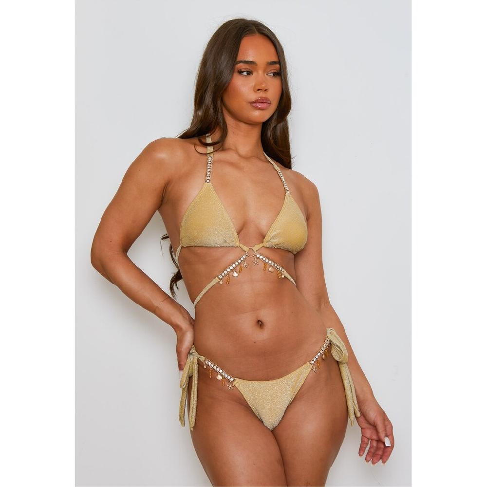 Moda Minx Triangel-Bikini-Top »Lumiere Seychelles« mit funkelnden Anhängern online bestellen