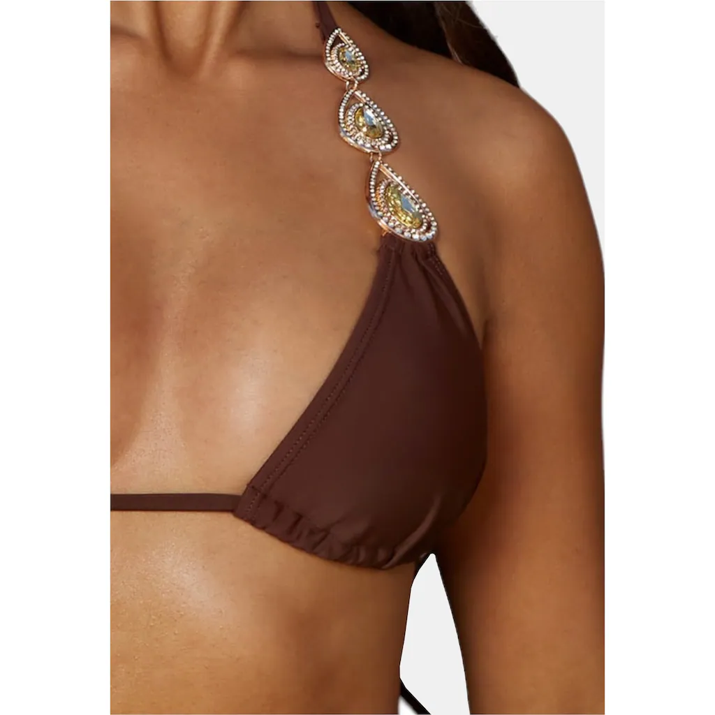 Moda Minx Triangel-Bikini-Top »Triple Charm« (1 St.) Mit Funkelndem Steinbesatz Bestellen