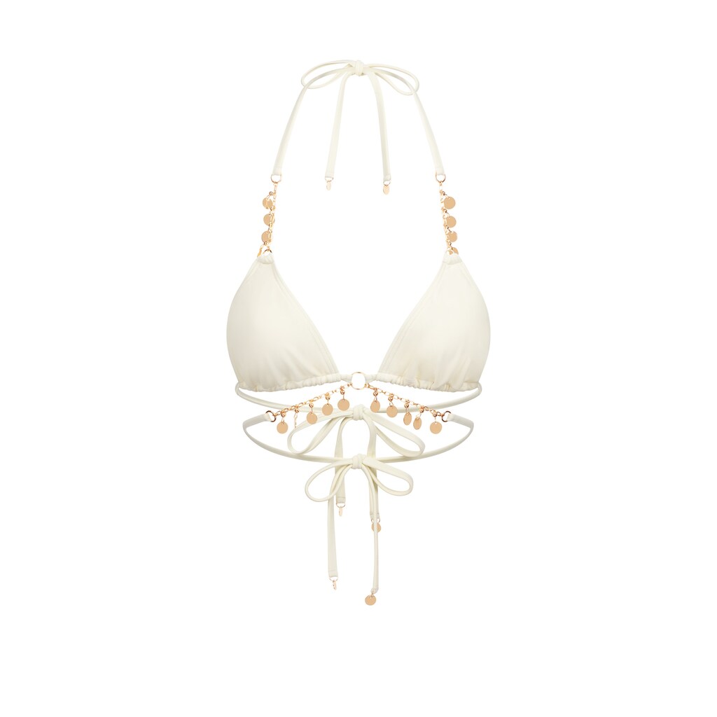 Moda Minx Triangel-Bikini-Top »Valentina Coin« Mit Funkelnden Anhängern Bestellen