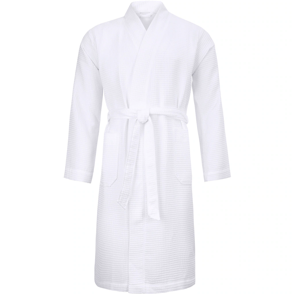 Möve Kimono »Homewear Ideal Für Sauna & Spa Hotelbademantel Morgenmantel« (1 St.) Piquée-Oberfläche