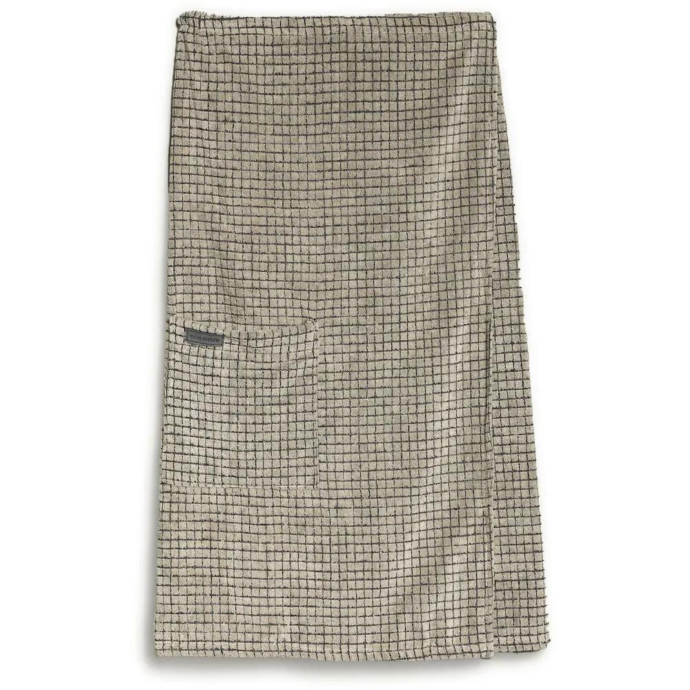 Möve Sarong »Eden Ideal Für Sauna & Spa Hotelbademantel« (1 St.) Im Karo-Design