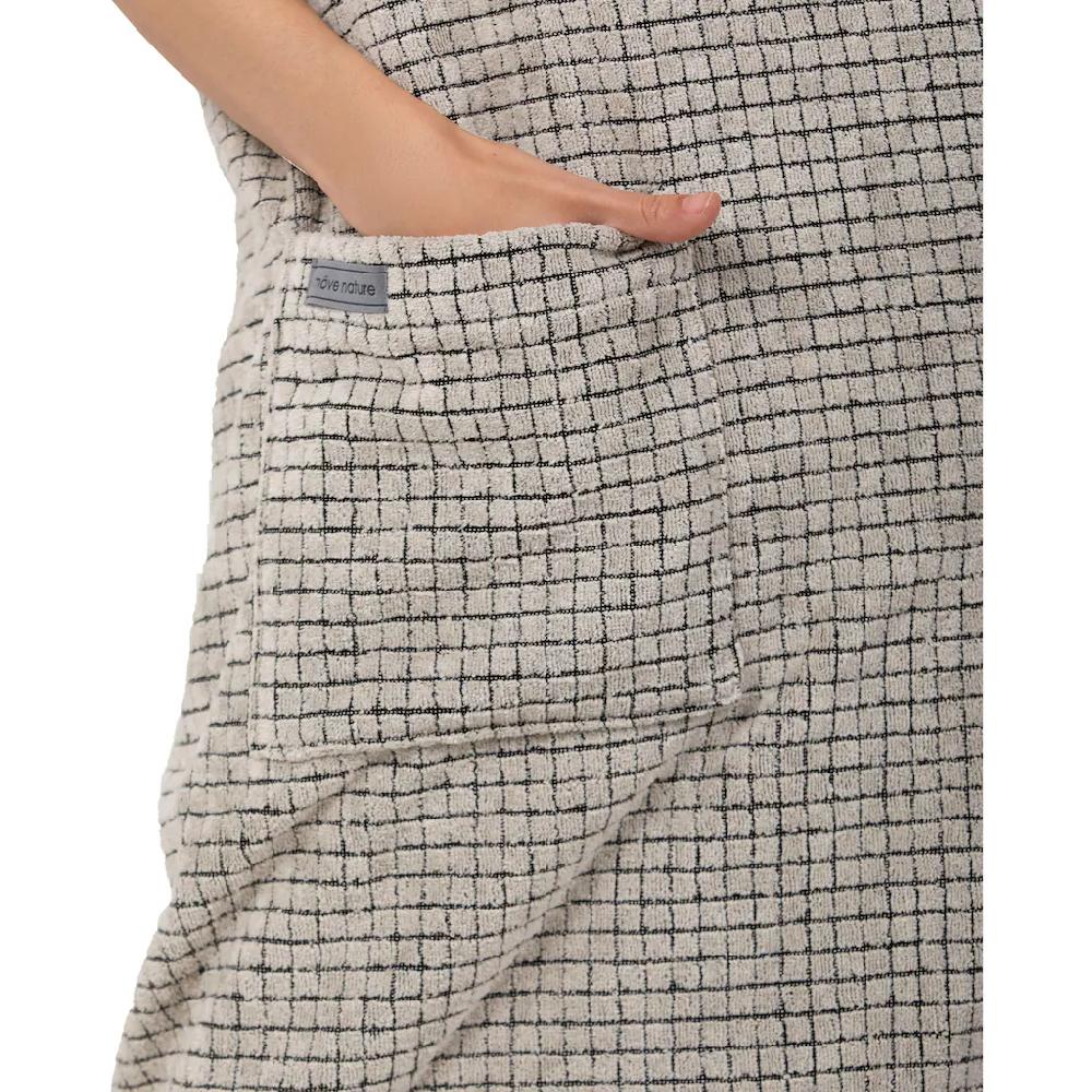 Möve Sarong »Eden Ideal Für Sauna & Spa Hotelbademantel« (1 St.) Im Karo-Design