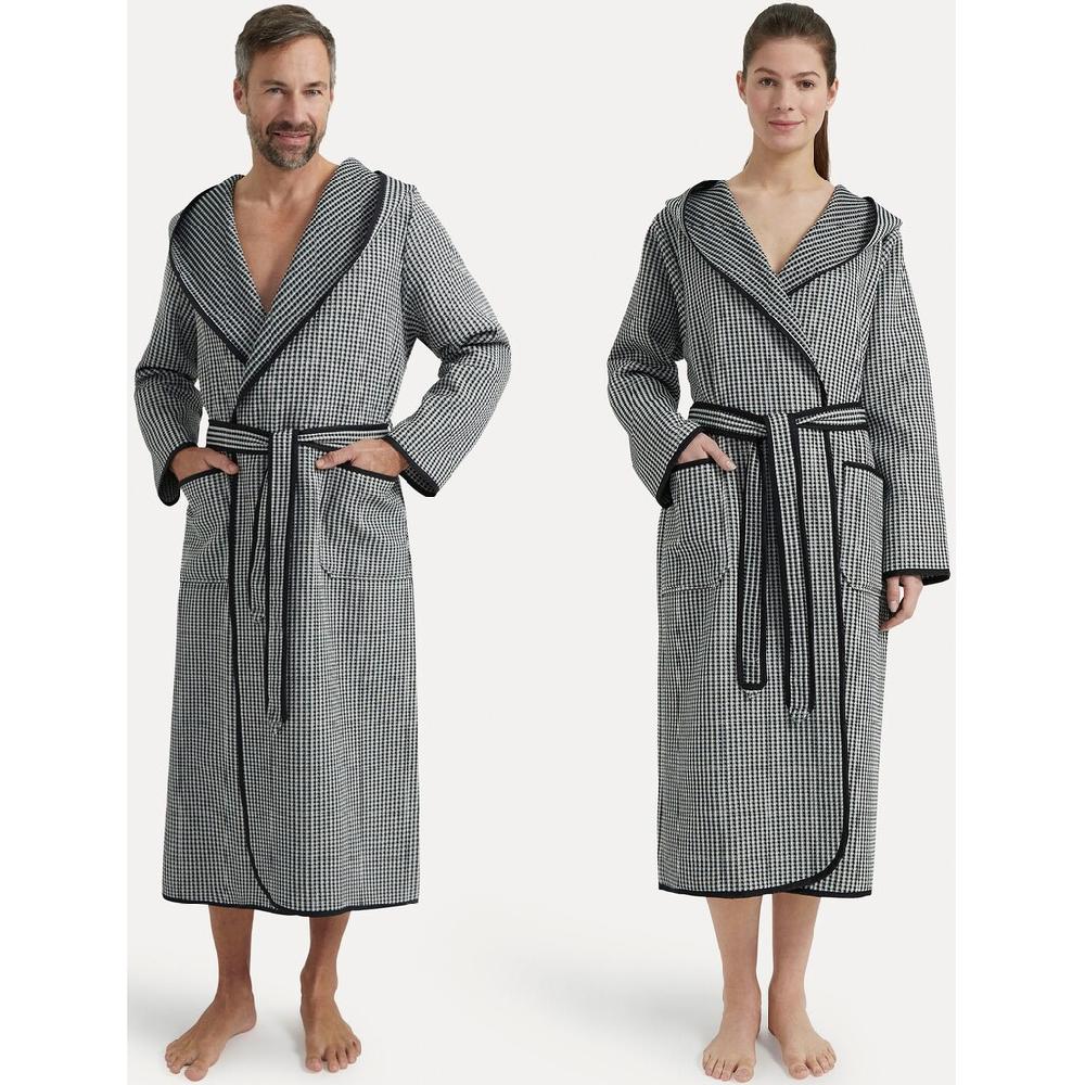Möve Unisex-Bademantel »New Heritage ideal für Sauna & Spa Hotelbademantel Morgenmantel « (1 St.) 100% Premium Baumwolle