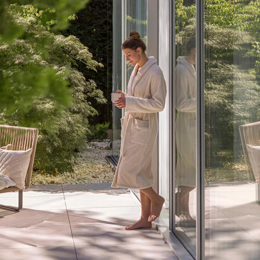 Möve Unisex-Bademantel »Schalkragen« (1 St.) Wellness