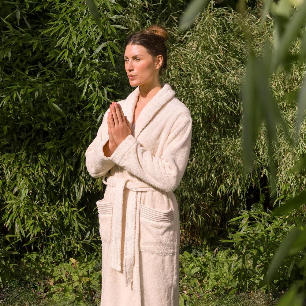 Möve Unisex-Bademantel »Schalkragen« (1 St.) Wellness