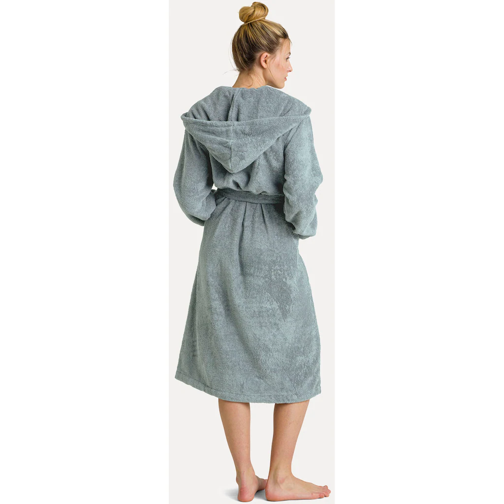 Möve Unisex-Bademantel »Superwuschel Kapuze Ideal Für Sauna & Spa Hotelbademantel« (1 St.) In Uni