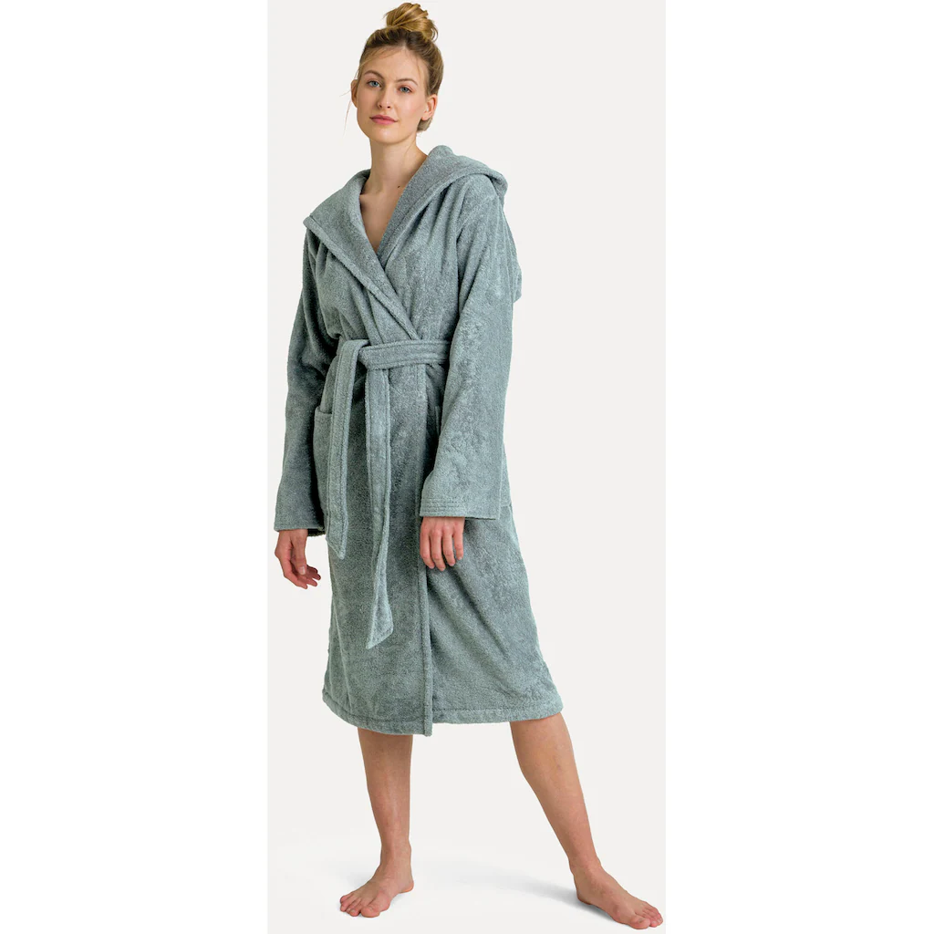 Möve Unisex-Bademantel »Superwuschel Kapuze ideal für Sauna & Spa Hotelbademantel« (1 St.) in Uni