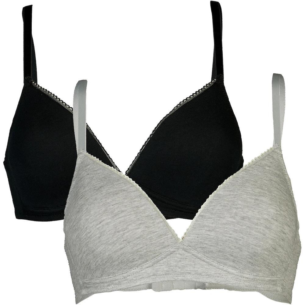 My Basic Soft-BH »padded cotton bra« mit leichtem V-Ausschnitt kaufen
