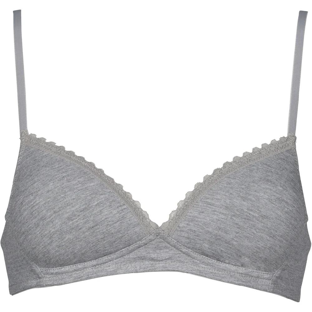 My Basic Soft-BH »padded Cotton Bra« Mit Zarter Spitzenapplikation Online Kaufen