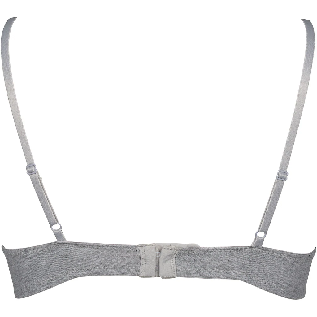 My Basic Soft-BH »padded Cotton Bra« Mit Zarter Spitzenapplikation Online Kaufen