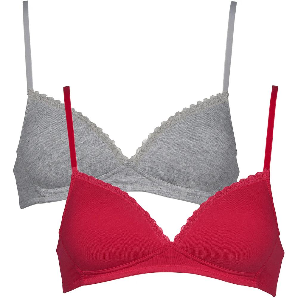 My Basic Soft-BH »padded cotton bra« mit zarter Spitzenapplikation online kaufen