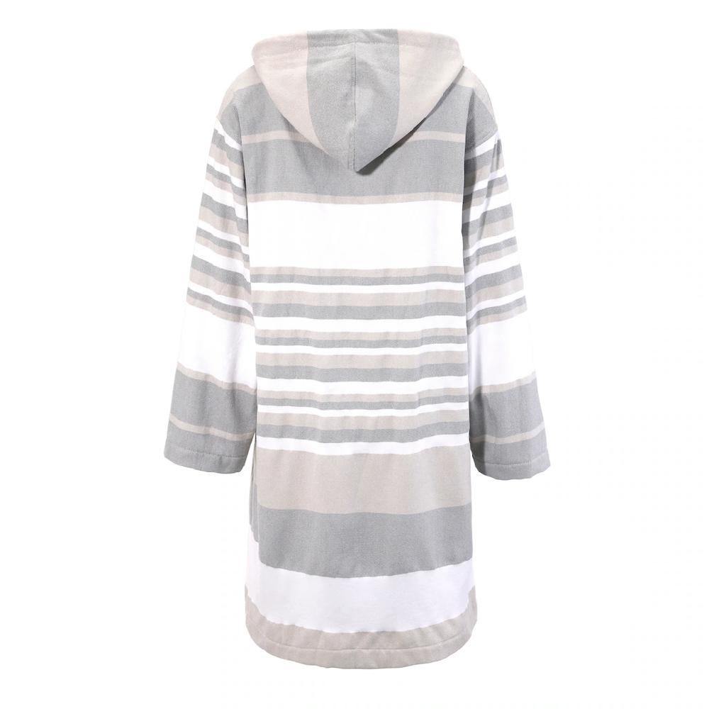 My Home Bademantel »Melli Ideal Für Sauna & Spa Hotelbademantel Morgenmantel« (1 St.) Damenbademantel Baumwolle Polyester Gestreift