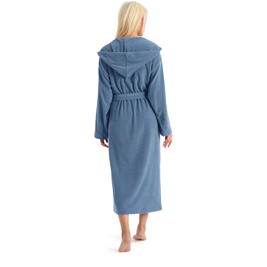 My Home Damenbademantel »Jule« (1 St.) Einfarbiger Leichtfrottier-Bademantel Hoher Baumwollanteil XS-4XL
