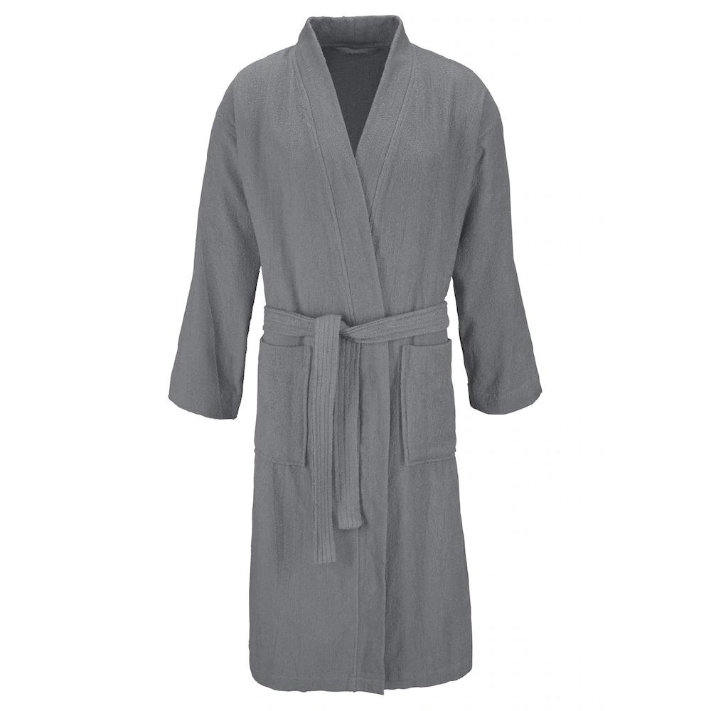 My Home Unisex-Bademantel »Travel Ideal Für Sauna & Spa Hotelbademantel Morgenmantel« (1 St.) Für Damen & Herren Leichte Qualität Langer Bademantel S-3XL