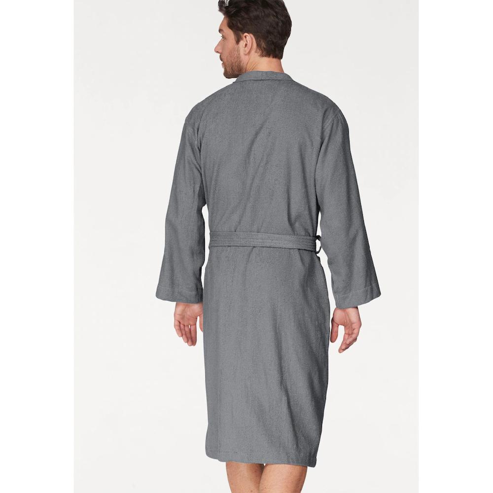 My Home Unisex-Bademantel »Travel Ideal Für Sauna & Spa Hotelbademantel Morgenmantel« (1 St.) Für Damen & Herren Leichte Qualität Langer Bademantel S-3XL