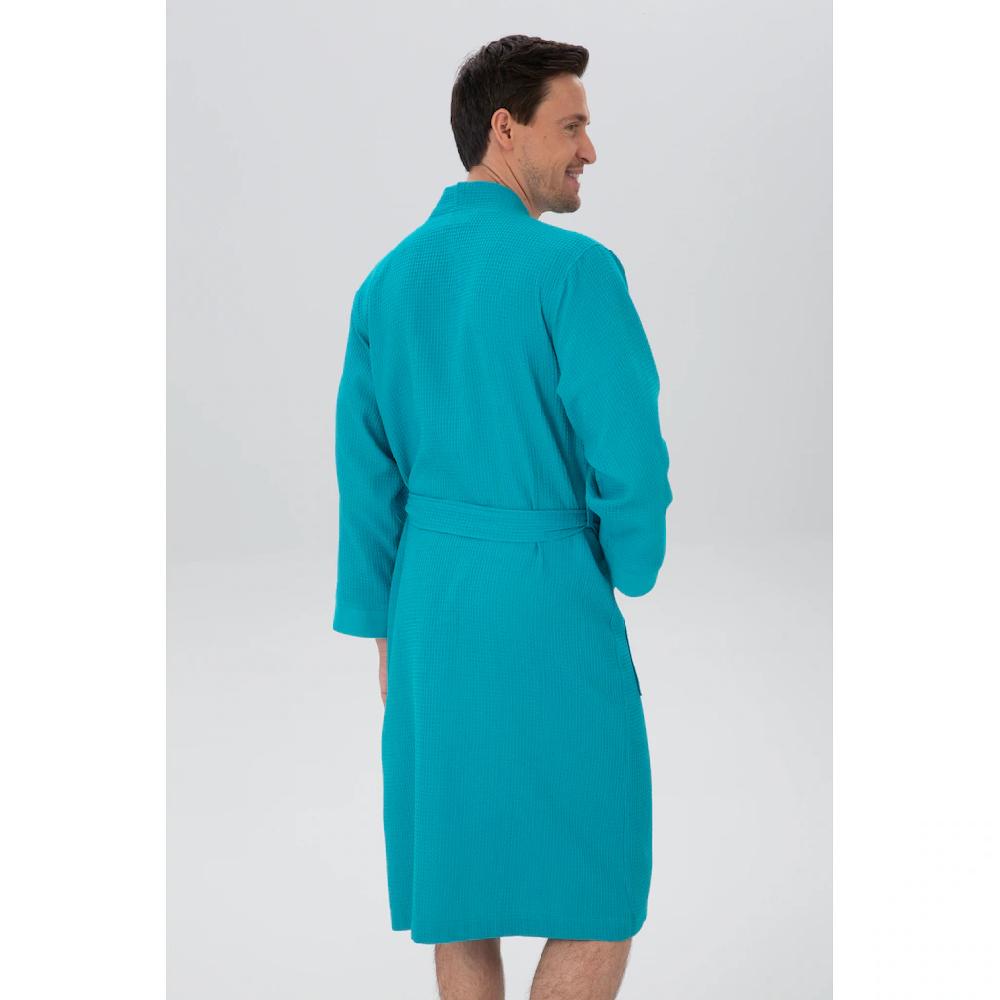 My Home Unisex-Bademantel »Vanessa« (1 St.) Taschen Damen & Herren Waffelpiqué Leichte Qualität S-3XL Im Sale